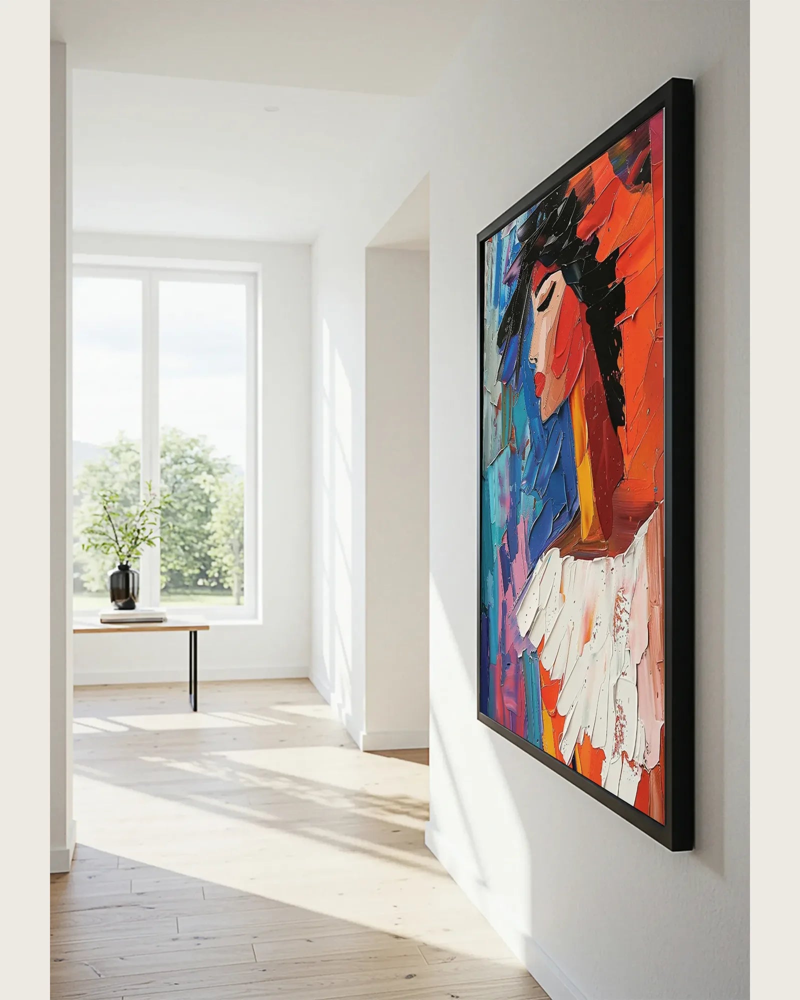 Colorful Contemporary Art for Bedroom No.081