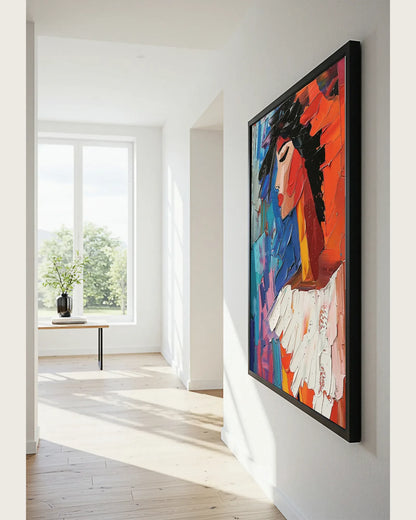 Colorful Contemporary Art for Bedroom No.081