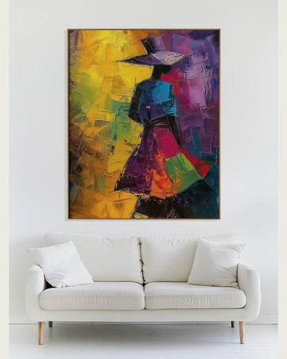 Colorful Large Art On Canvas for Living Room No.061