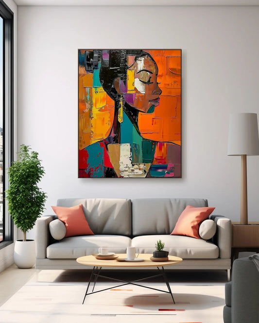 Colorful Large Art for Living Room for Apartment No.057