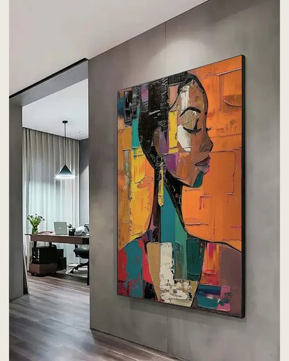 Colorful Large Art for Living Room for Apartment No.057