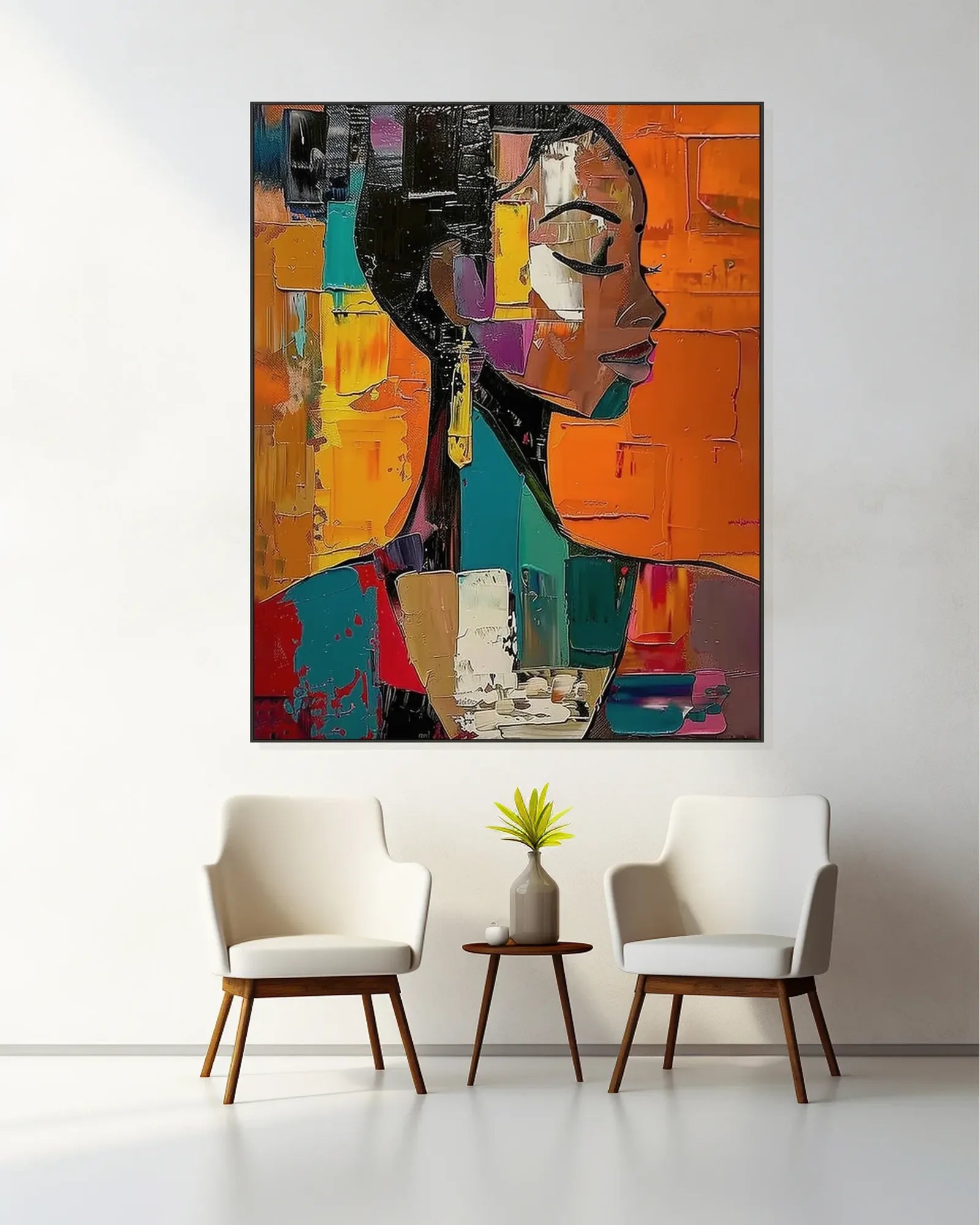Colorful Large Art for Living Room for Apartment No.057