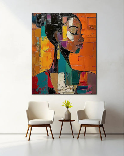 Colorful Large Art for Living Room for Apartment No.057