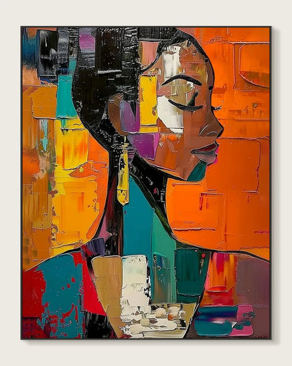 Colorful Large Art for Living Room for Apartment No.057