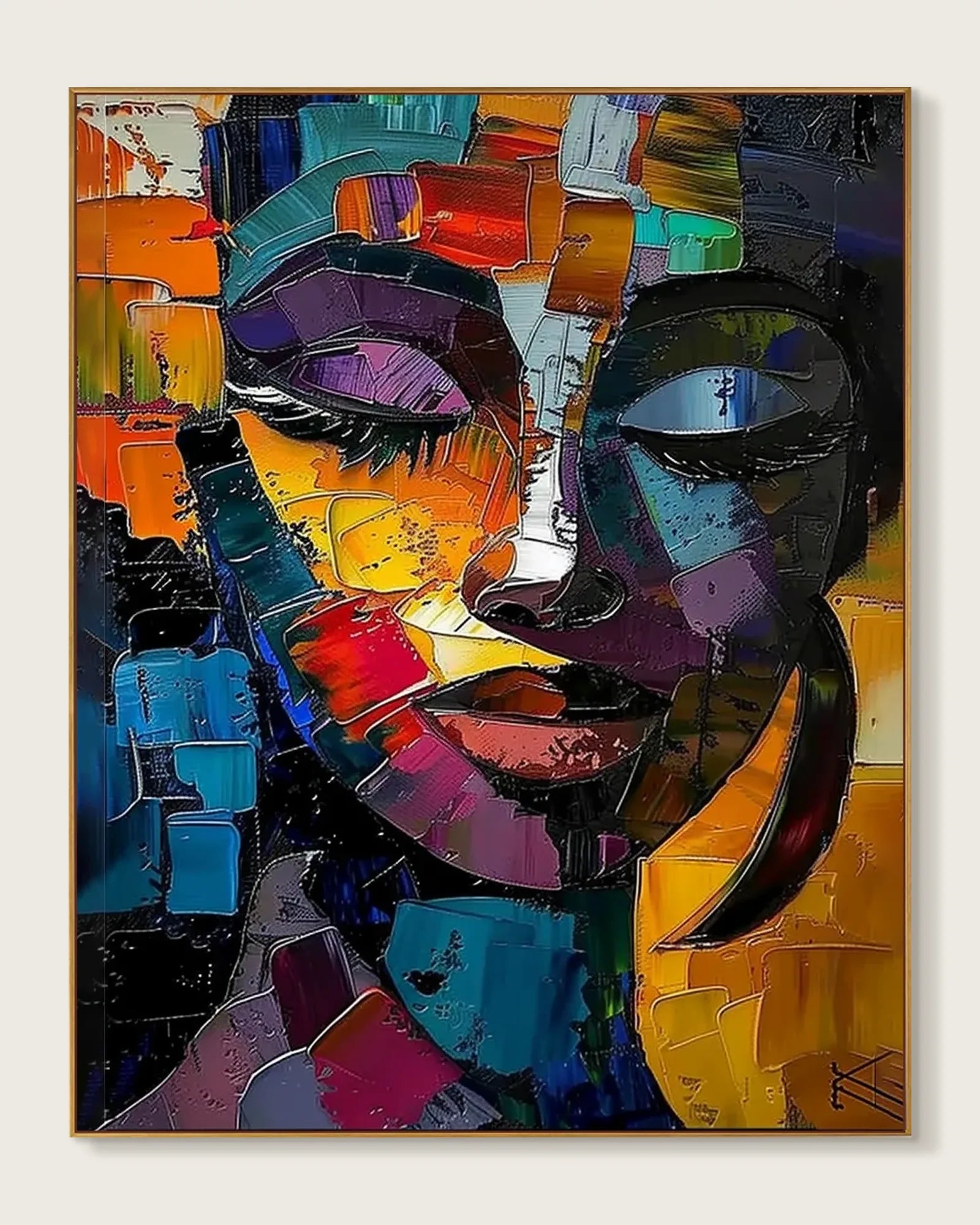 Colorful Large Canvas Art for Living Room No.062