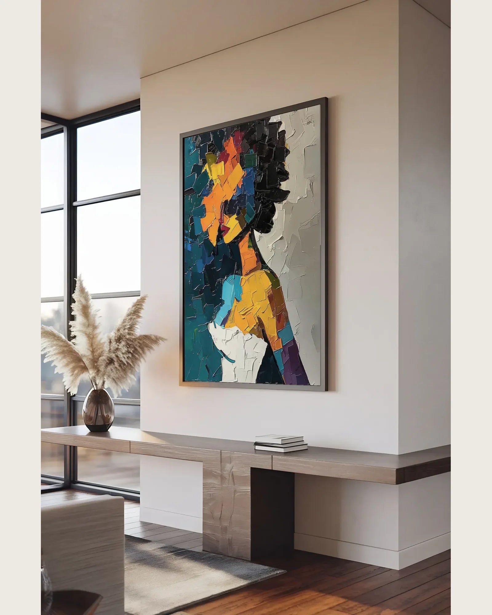 Colorful Large Canvas Artwork for Bedroom No.066