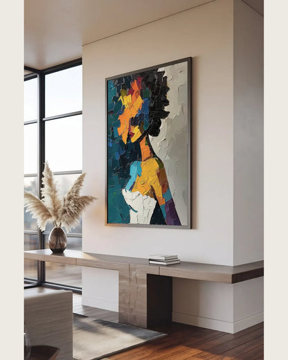 Colorful Large Canvas Artwork for Bedroom No.066