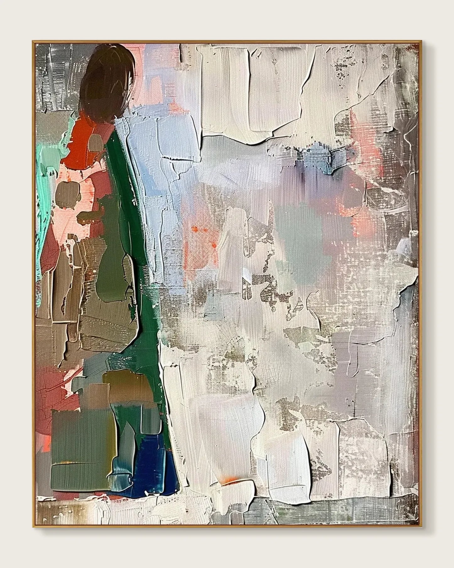Colorful Large Canvas Painting for Living Room No.064