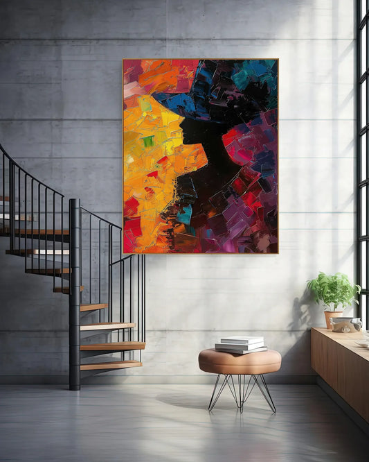 Colorful Large Canvas Wall Art for Office No.069