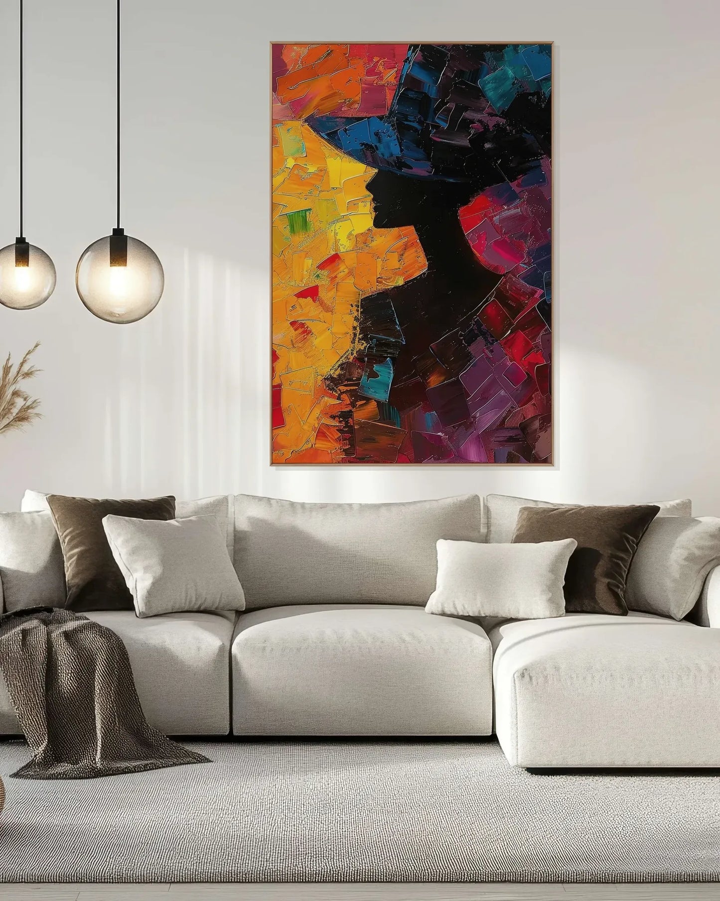 Colorful Large Canvas Wall Art for Office No.069
