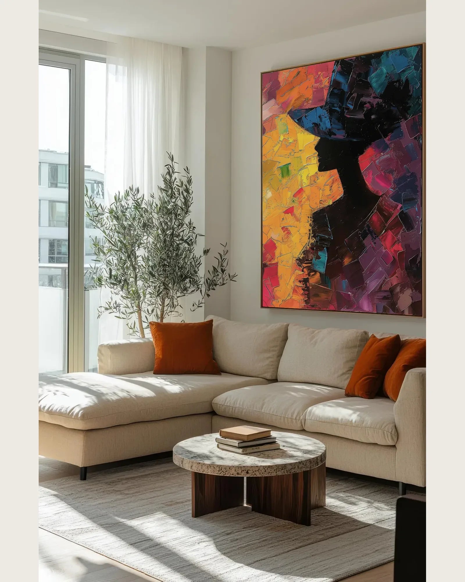 Colorful Large Canvas Wall Art for Office No.069
