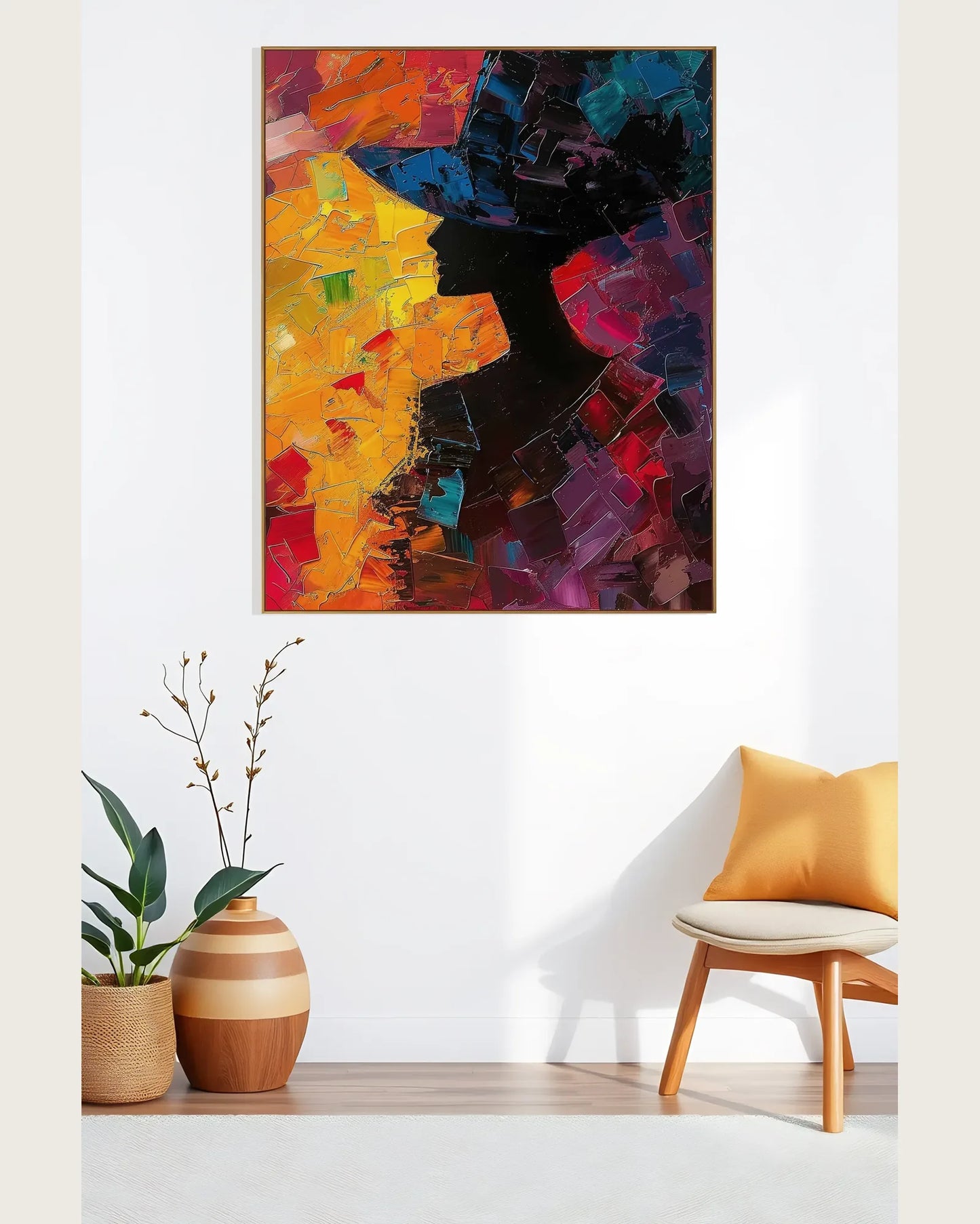 Colorful Large Canvas Wall Art for Office No.069