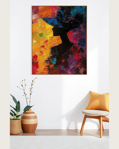 Colorful Large Canvas Wall Art for Office No.069