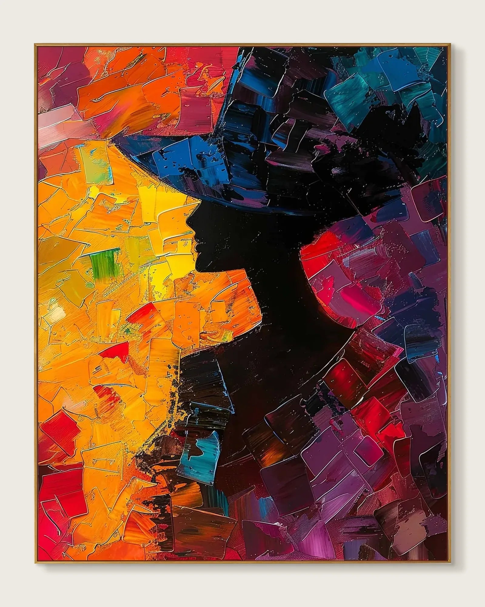 Colorful Large Canvas Wall Art for Office No.069