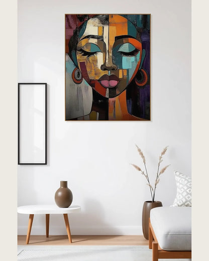 Colorful Large Painting On Canvas for Luxury Interiors No.060