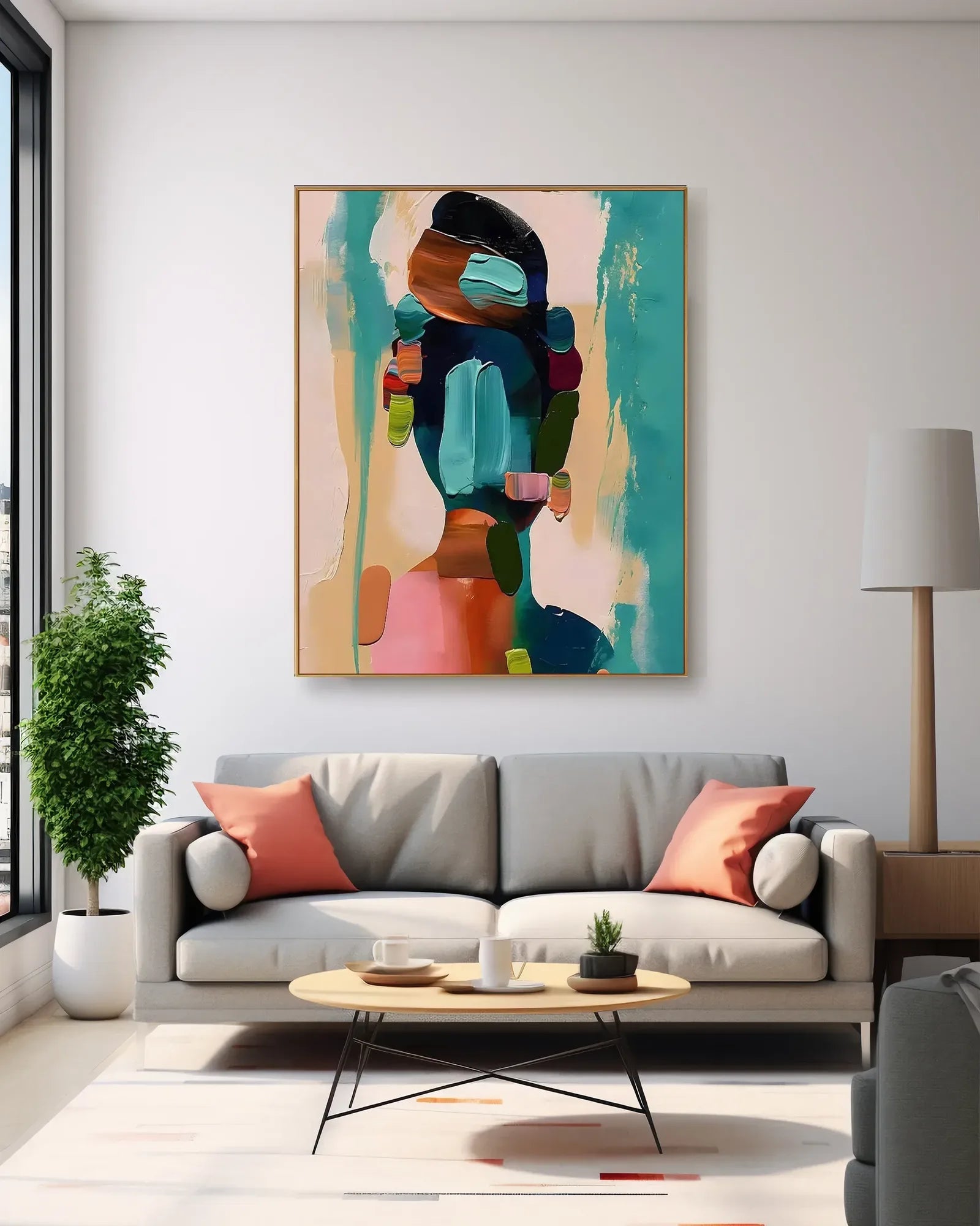 Colorful Large Wall Artwork for Bedroom No.065