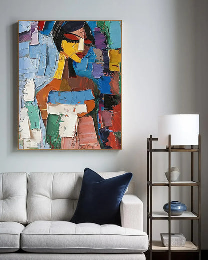 Colorful Painting On Canvas for Large Walls No.074
