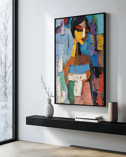 Colorful Painting On Canvas for Large Walls No.074