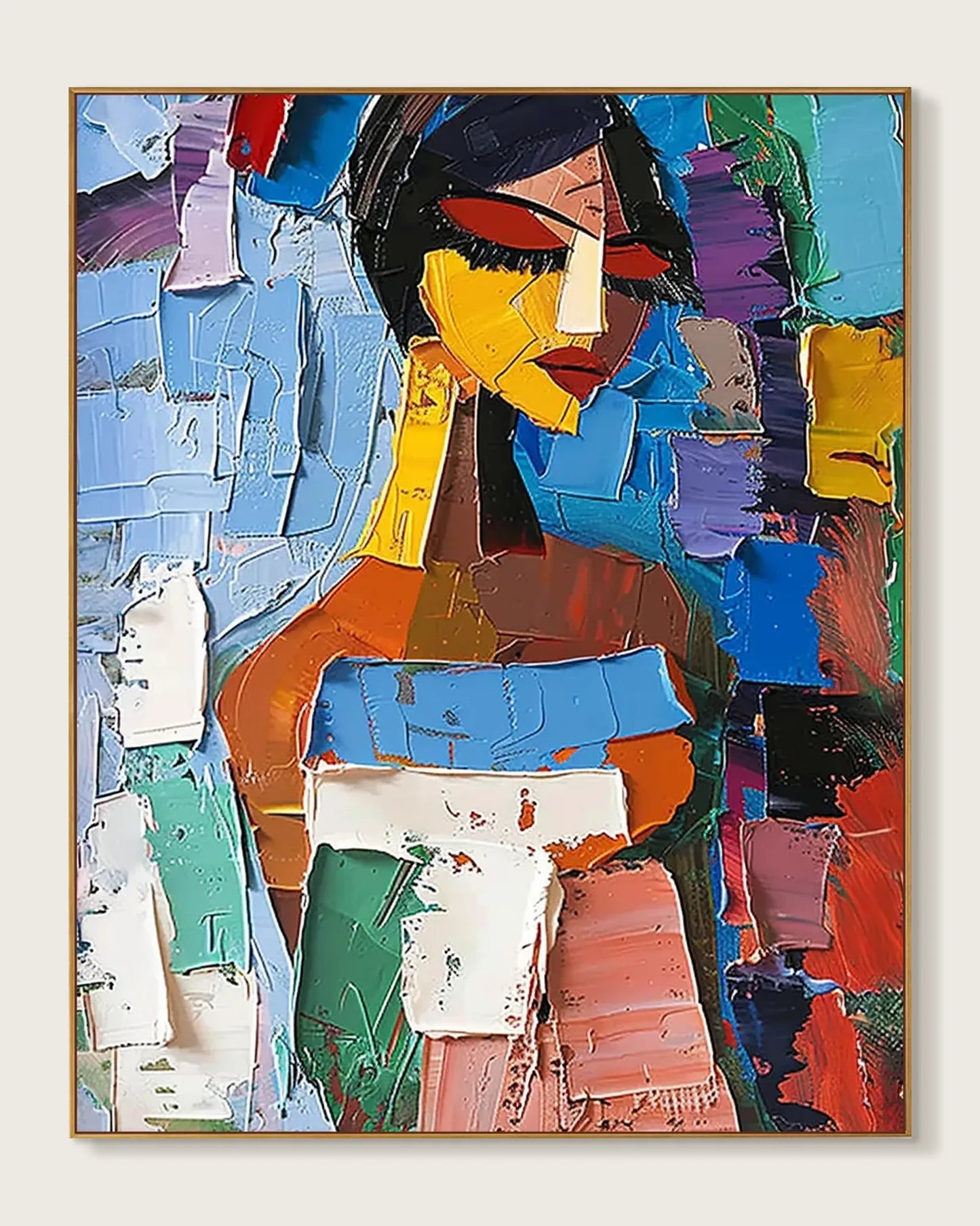 Colorful Painting On Canvas for Large Walls No.074