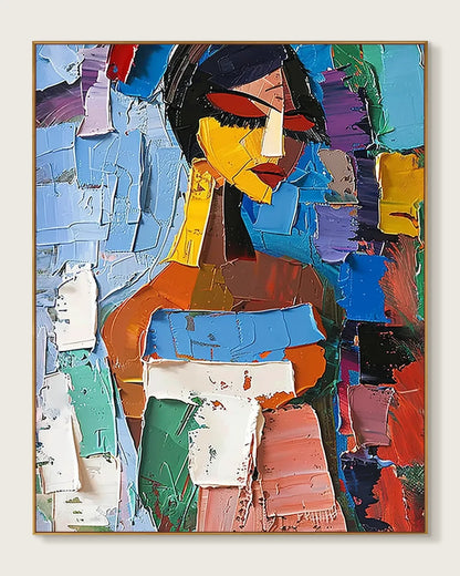 Colorful Painting On Canvas for Large Walls No.074