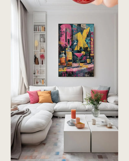 Colourful Graffiti Canvas Art No.053