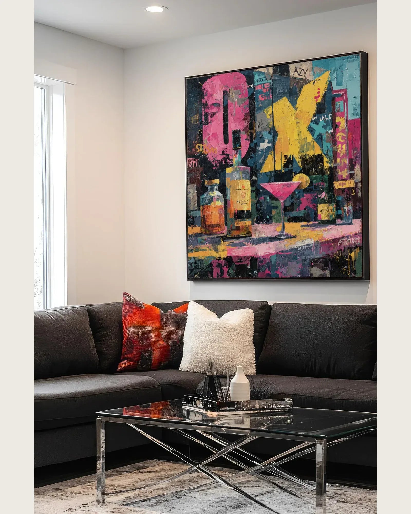 Colourful Graffiti Canvas Art No.053