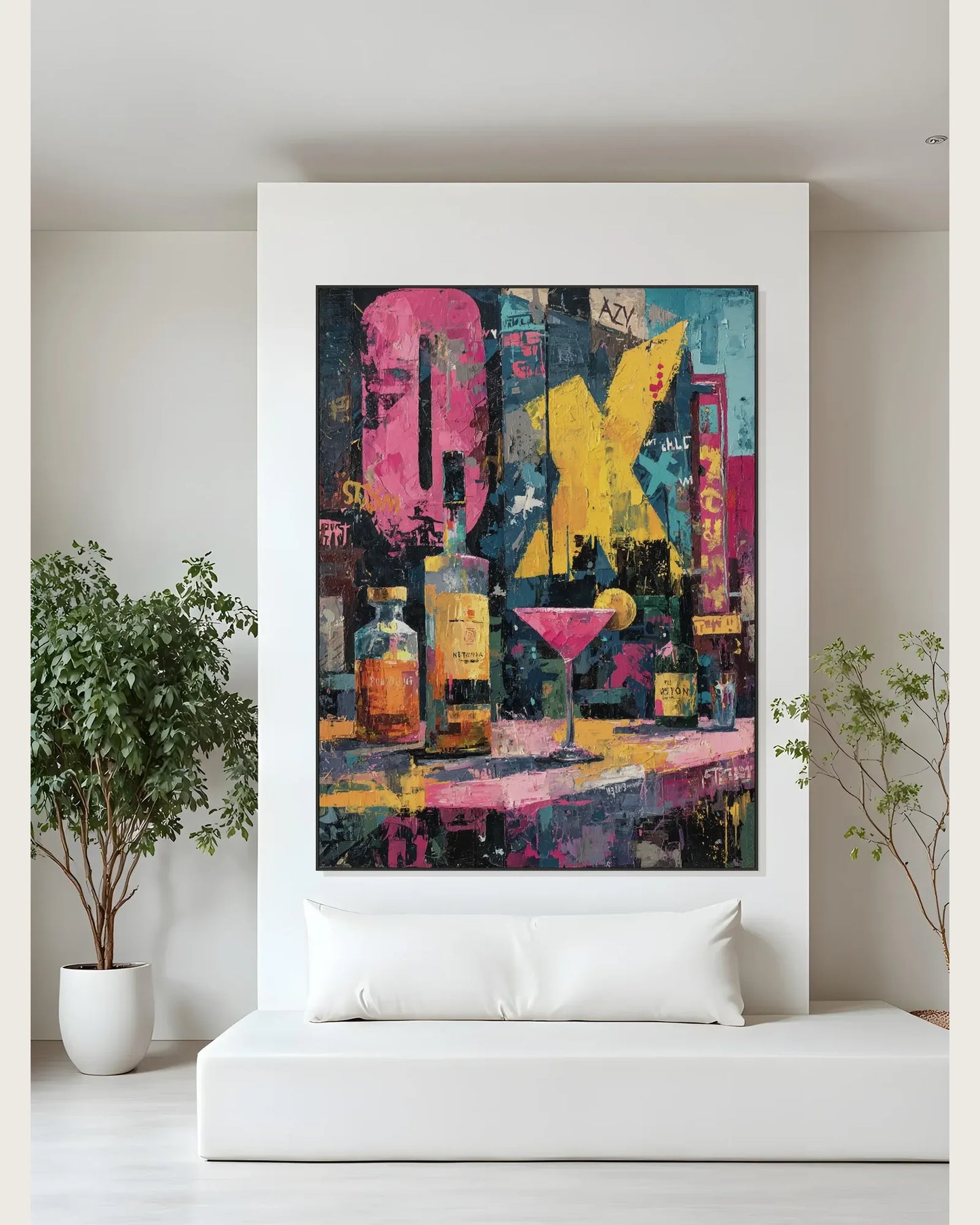 Colourful Graffiti Canvas Art No.053