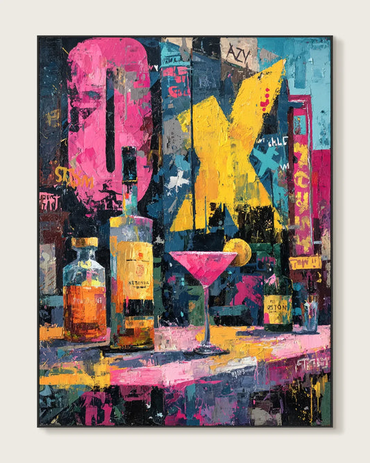Colourful Graffiti Canvas Art No.053