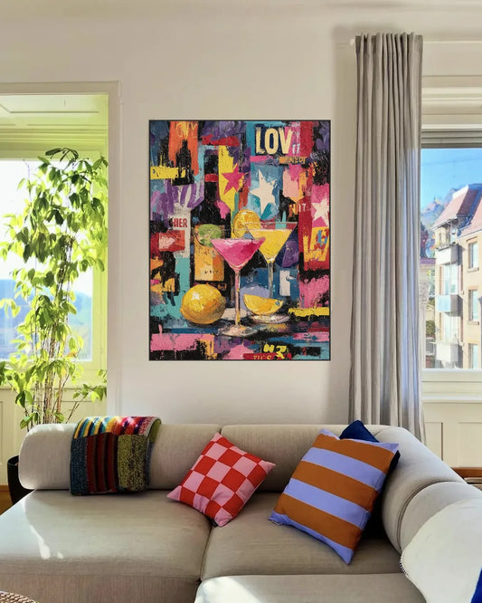 Colourful Graffiti Canvas Painting No.052