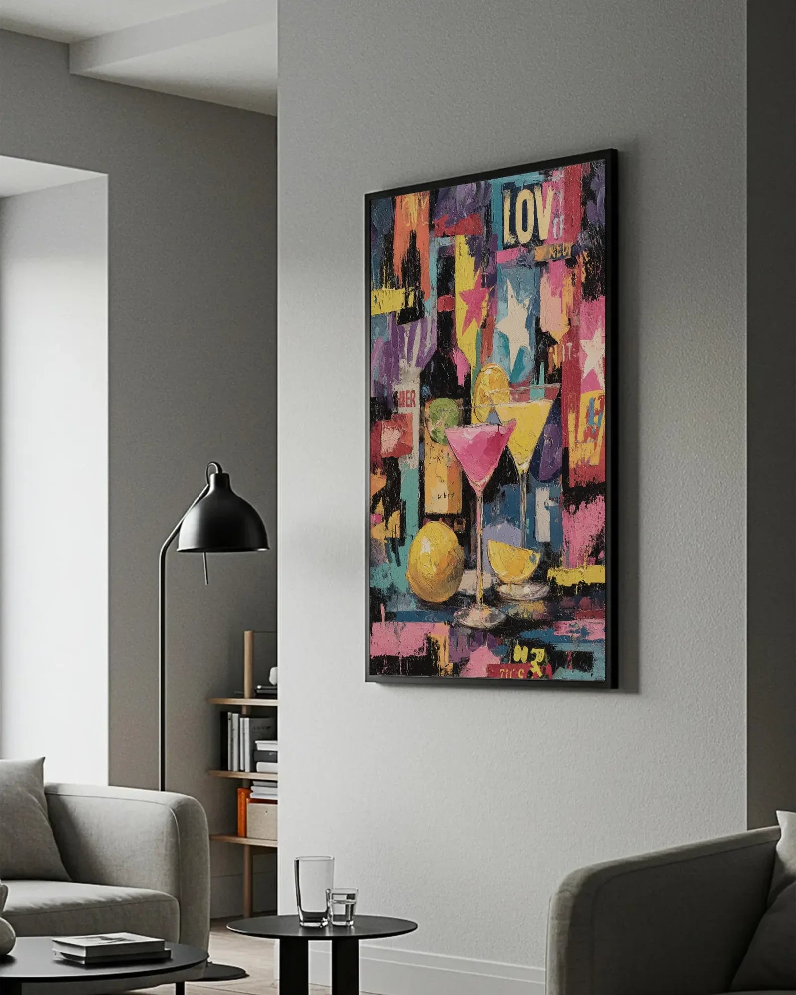 Colourful Graffiti Canvas Painting No.052