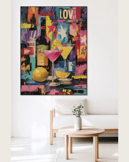 Colourful Graffiti Canvas Painting No.052