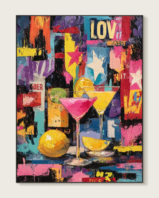 Colourful Graffiti Canvas Painting No.052
