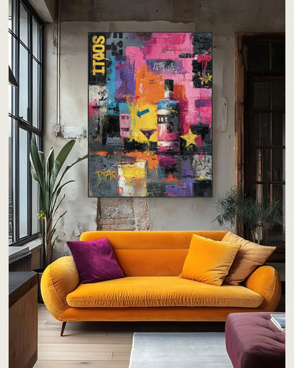 Colourful Graffiti Wall Decor No.051