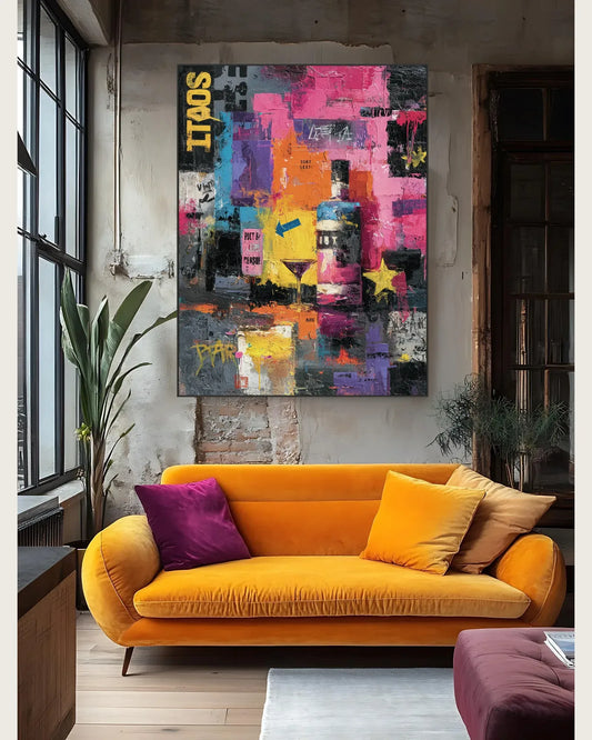 Colourful Graffiti Wall Decor No.051