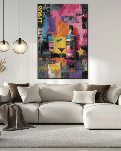 Colourful Graffiti Wall Decor No.051