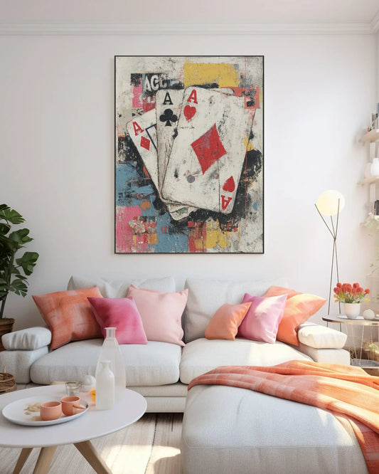 Contemporary Cartoon Canvas Painting No.040