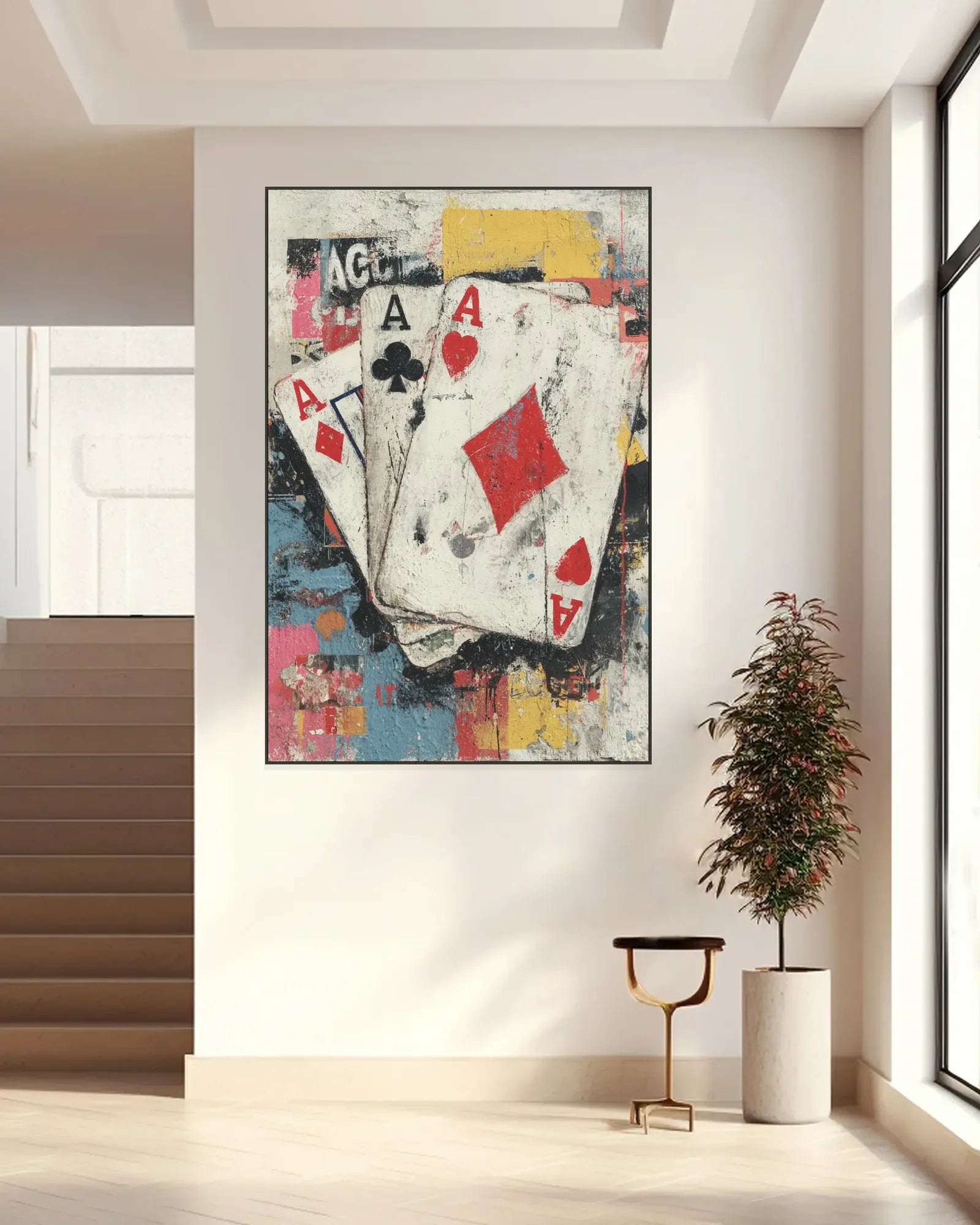 Contemporary Cartoon Canvas Painting No.040