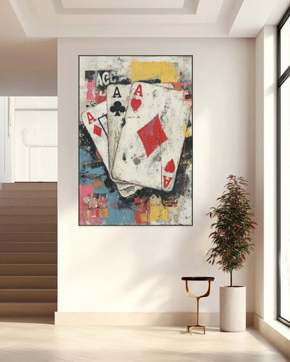 Contemporary Cartoon Canvas Painting No.040