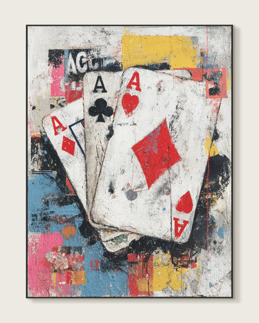 Contemporary Cartoon Canvas Painting No.040