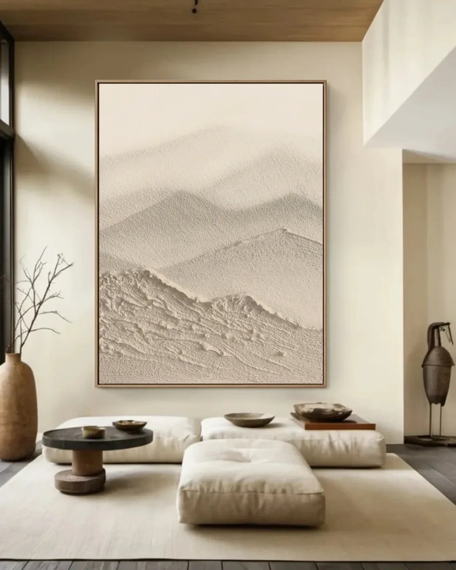 Earth Inspired Wabi Sabi Canvas Art No.052