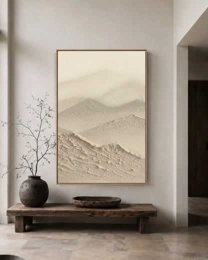 Earth Inspired Wabi Sabi Canvas Art No.052