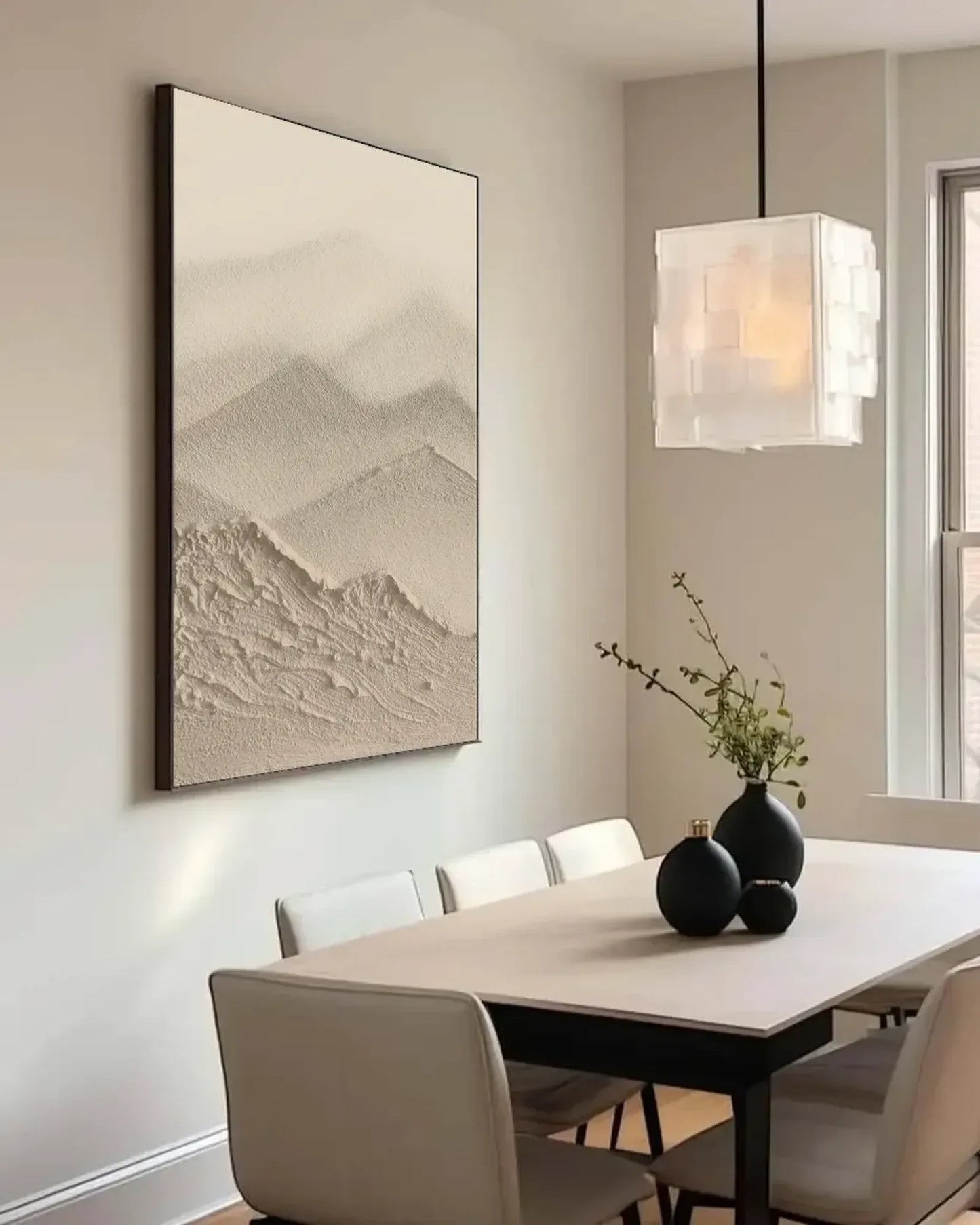 Earth Inspired Wabi Sabi Canvas Art No.052
