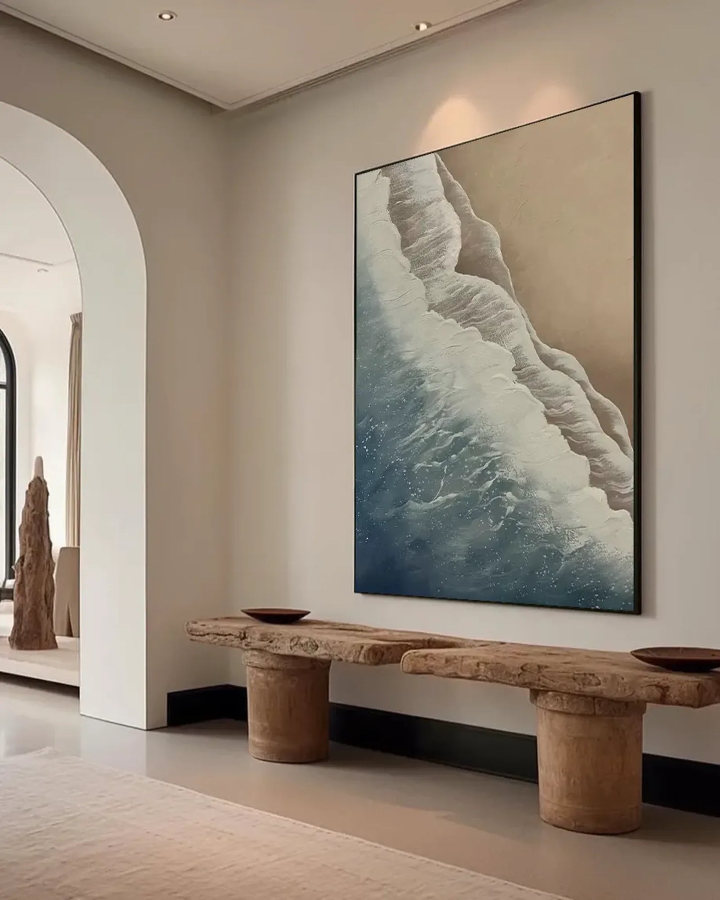 Earth Inspired Wabi Sabi Wall Art No.051