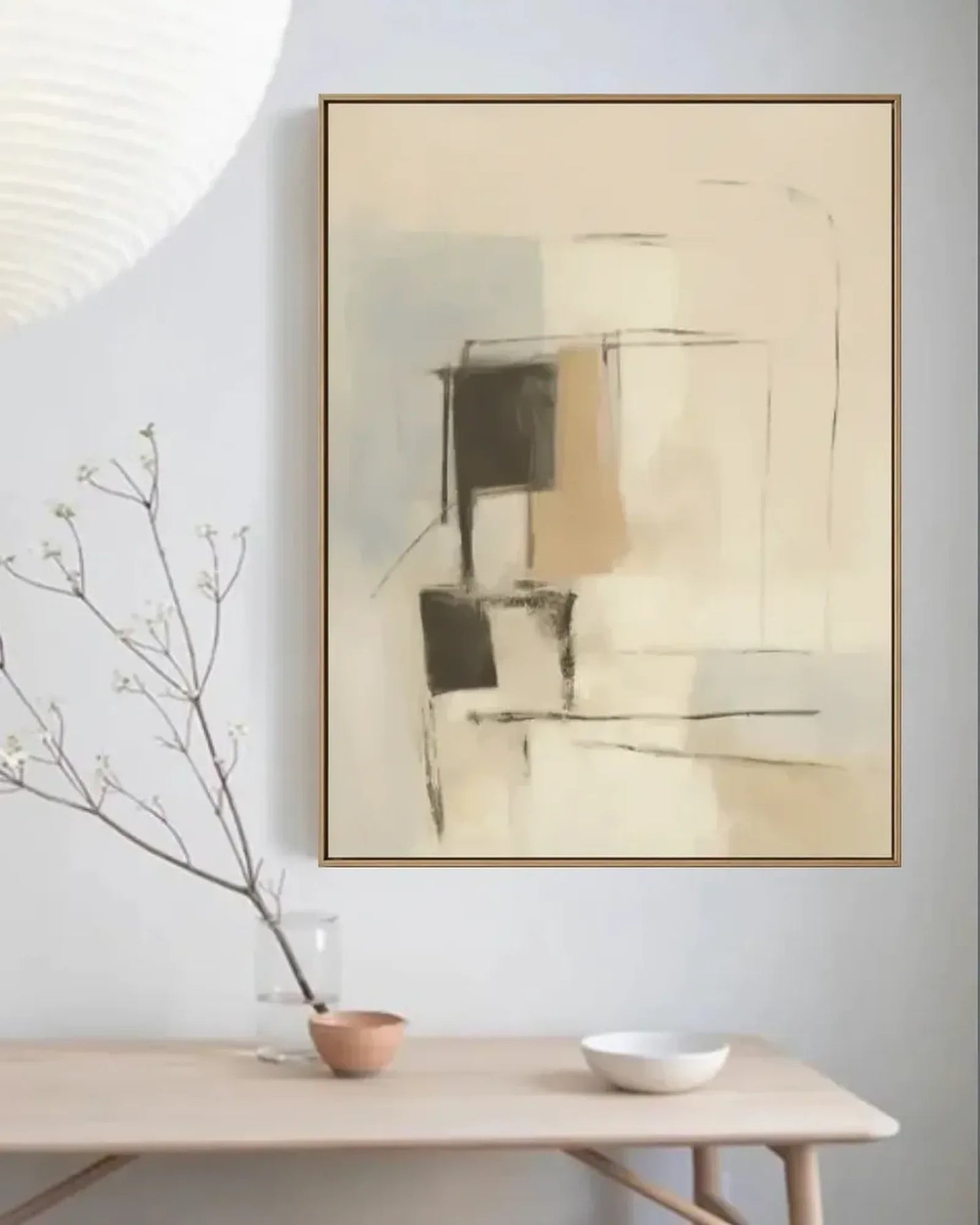 Earth Tone Minimalist Canvas Art No.002