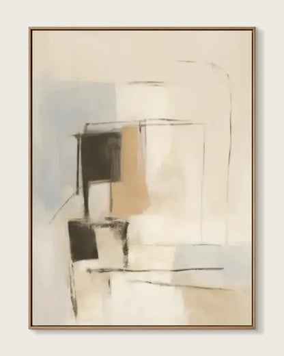 Earth Tone Minimalist Canvas Art No.002