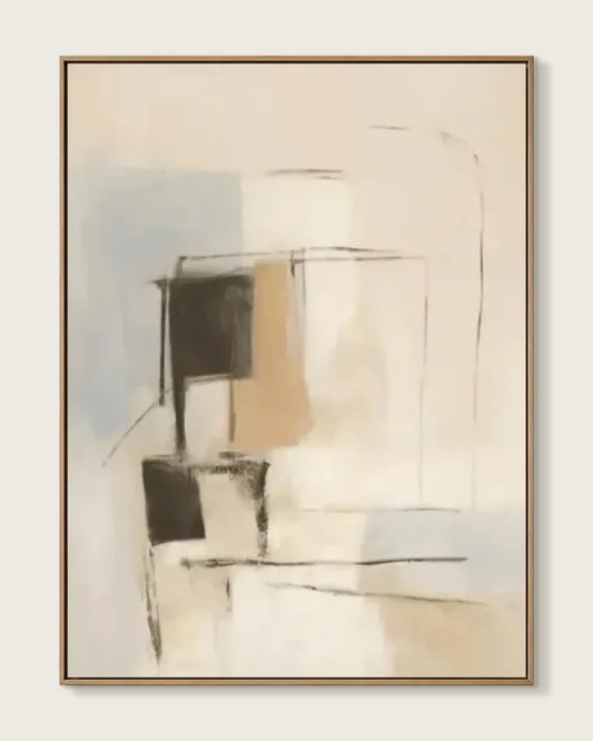 Earth Tone Minimalist Canvas Art No.002