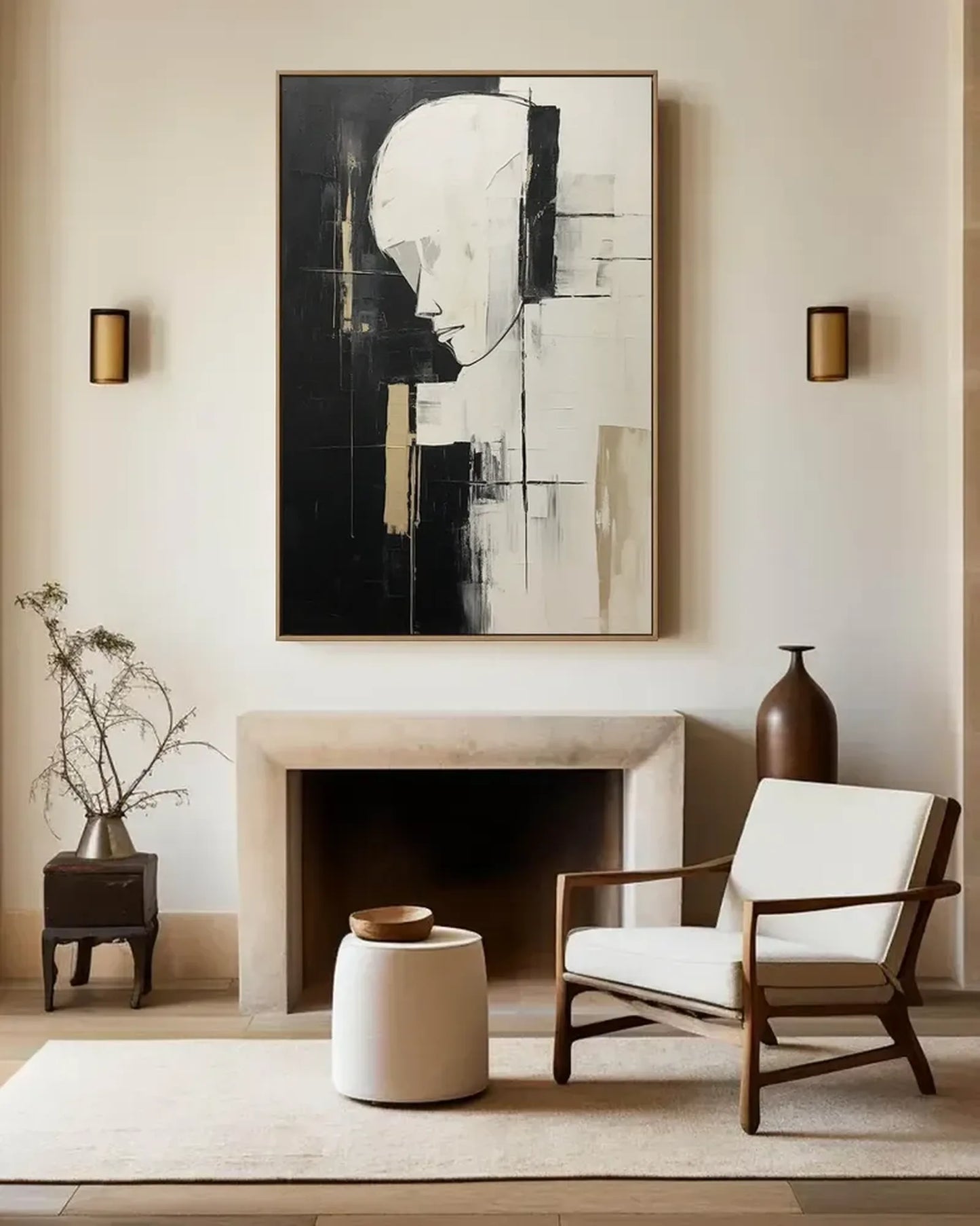 Earth Tone Minimalist Wall Art No.001