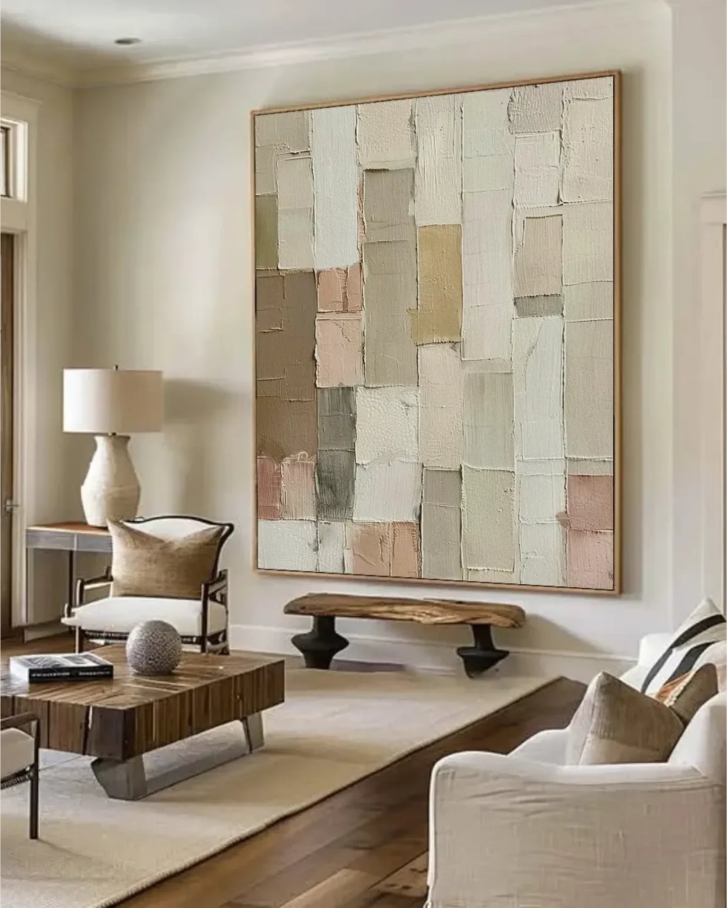 Earth Tone Minimalist Wall Decor No.004