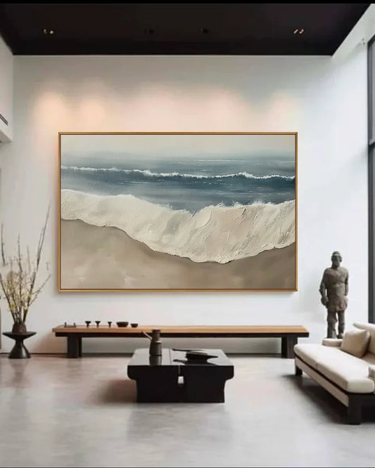 Extra Large Abstract Wabi Sabi Canvas Art No.210