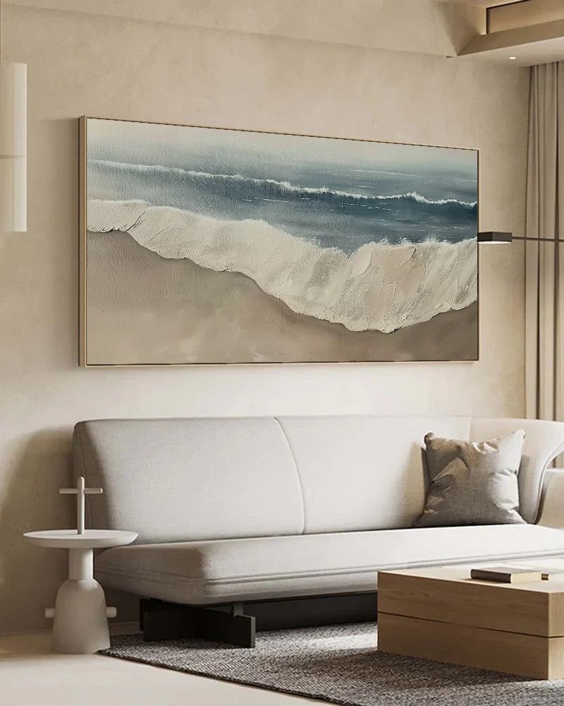 Extra Large Abstract Wabi Sabi Canvas Art No.210